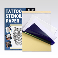 Set Kertas Stencil Tato Profesional untuk Studio Tato, Lembar Transfer Termal untuk Penandaan Desain yang Jelas dan Konsisten
