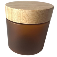 Couvercle rond en bambou personnalisé en usine, de haute qualité, avec bouchon à vis, écologique, réutilisable et étanche pour bocaux à large ouverture de 8 oz