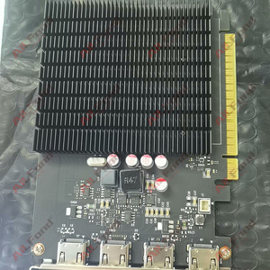 การ์ดจอ GT730 DDR3 4GB รองรับการแสดงผลหลายจอ 4 พอร์ต HD พร้อมพัดลมระบายความร้อนสำหรับเดสก์ท็อป สำหรับจอภาพหลายจอ เหมาะสำหรับการซื้อขายหุ้น การ์ดจอขายส่ง - Product Image 1