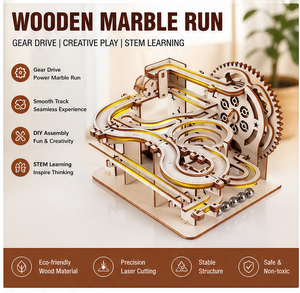 Jeu de <span class=keywords><strong>puzzle</strong></span> en bois à assembler soi-même, labyrinthe mécanique <span class=keywords><strong>3D</strong></span>, jouet éducatif - Product Image 2