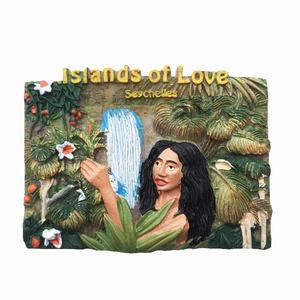 Venta al por Mayor Directa de Fábrica, Envío Directo, Recuerdo Turístico de <span class=keywords><strong>Seychelles</strong></span>, Artesaní<span class=keywords><strong>a</strong></span> de Resina Colorida, Imanes de Refrigerador Magnéticos de Estilo Europeo - Product Image 5