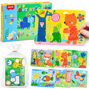 Joycat Giochi Educativi per la Prima Infanzia, Serie Animali, Kit di Adesivi Fai-da-Te per Arte e Artigianato, Giocattoli Educativi per Bambini - Product Image 1