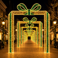 Guirlande lumineuse LED étanche IP65 certifiée CE GS TUV pour extérieur, motif tunnel arche, facile à installer pour la décoration de centres commerciaux