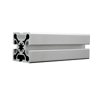 Profil 5050, profil d'extrusion en aluminium 6063, personnalisation de formes en aluminium extrudé industriel