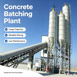 โรงงานผสมคอนกรีตเคลื่อนที่แบบอัตโนมัติเต็มรูปแบบ ขนาด 25 ลูกบาศก์เมตรต่อชั่วโมง - Product Image 2