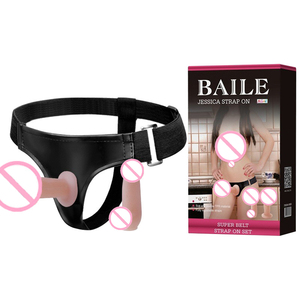 <span class=keywords><strong>Dildo</strong></span> Doble Realista con Arnés para Usar al por Mayor de Silicona Juguete Sexual para Adultos con Cinturón para Lesbianas y Mujeres Hipoalergénico - Product Image 4