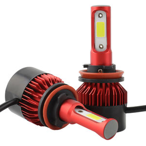 H4 H7 H11 9005 S2 Bombilla de faro LED para coche Piezas de luz automática S2 <span class=keywords><strong>Precio</strong></span> barato 36W 6000K 8000LM Faro LED universal con ventilador - Product Image 2