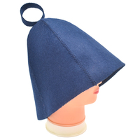 Chapeau de sauna en laine avec logo personnalisé Casquette de sauna traditionnelle russe en laine Banya pour spa, hammam et centres de bien-être