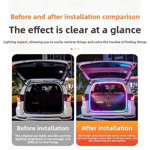 Éclairage de coffre de voiture OLIVER transfrontalier, éclairage d'ambiance de hayon de SUV à détection automatique, <span class=keywords><strong>bande</strong></span> lumineuse <span class=keywords><strong>LED</strong></span> <span class=keywords><strong>12V</strong></span> pour <span class=keywords><strong>camping</strong></span> extérieur - Product Image 3