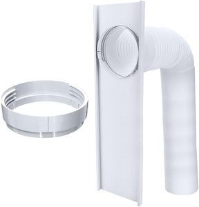 Tuyau de climatisation portable en plastique de 5,9 pouces, résistant aux hautes températures, aux UV et à la corrosion, pour usage domestique - Product Image 4