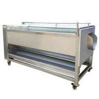 Hete Verkoop Kleine Industrie Uienschilmachine Borstelreiniging Groenteverwerkingsmachines Fruitgroente Schilmachine Verkoop