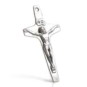 Jesus Croses 53X28Mm Hợp Kim Kim Loại Tôn Giáo Công Giáo Crucifix Mặt Dây Chuyền Chữ Thập Giá Rẻ