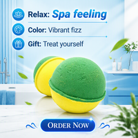 Bombes de bain effervescentes bio certifiées GMPC en gros sous marque privée, ingrédients naturels, couleurs variées, durée de conservation 1 an