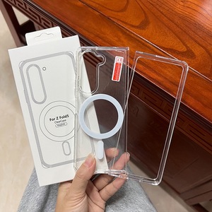 Funda Protectora Magnética Plegable Transparente de Acrílico Anti-caídas para Samsung Z Fold 7 Galaxy <span class=keywords><strong>ZFlip</strong></span> 6, de Fábrica BAILI - Product Image 1