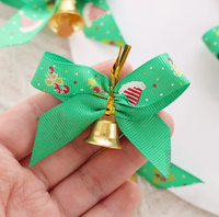 Attaches torsadées métalliques colorées Fanxing pour Noël, en fil PET brillant pré-coupé, pour décorations d'arbre de Noël