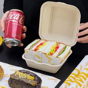 Wholesale Virgin Coated PE <b>Greaseproof</b> Burger Wrapping <b>Paper</b> Custom Logo Printing Fast Food Restaurant Food Grade Safe - Product Image 2