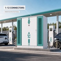 Nouvelle station de charge rapide DC à refroidissement liquide 360kW 960kW, chargeur DC rapide 600A à tension constante large plage pour véhicules électriques