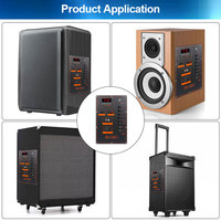 Carte d'Amplificateur Audio VIRE 5.3 à Haute Puissance DSP pour Enceinte Chariot Extérieure, Module d'Amplificateur Audio Mono Stéréo 160 W