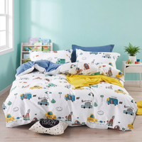Nuevo diseño 3D Digital impreso 100% algodón Spandex sábanas edredón fundas de almohada tamaño completo refrigeración y transpirable