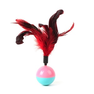 Juguete masticable transfronterizo <span class=keywords><strong>de</strong></span> PVC para <span class=keywords><strong>gatos</strong></span> y perros con palo <span class=keywords><strong>de</strong></span> plumas <span class=keywords><strong>de</strong></span> pollo para autoentretenimiento y alivio del aburrimiento - Product Image 5