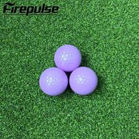Lot de 2 balles de golf Tour, surface brillante Surlyn, compression 85, couleur violette nacrée, balles de compétition, logo personnalisé, OEM disponible