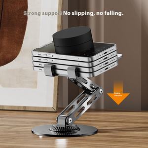 Trendy 360 Degree Rotating Portable Multi-Angle Adjustable Universal Mobile <b>Phone</b> Tablet <b>Holder</b> New Foldable Design for Desk Use - Product Image 3