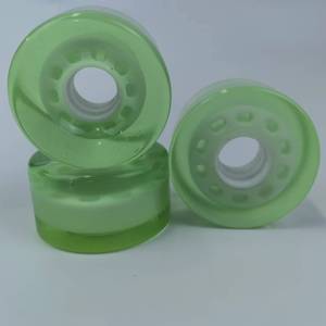 YSMLE Offre Spéciale Vert Roller Blade <span class=keywords><strong>Chaise</strong></span> De Bureau Roulette PU Roues 65MM - Product Image 6