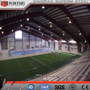 Chất lượng cao khung thép xây dựng prefab trong nhà bóng đá hội trường thép cấu trúc bóng đá sân vận động xây dựng - Product Image 6