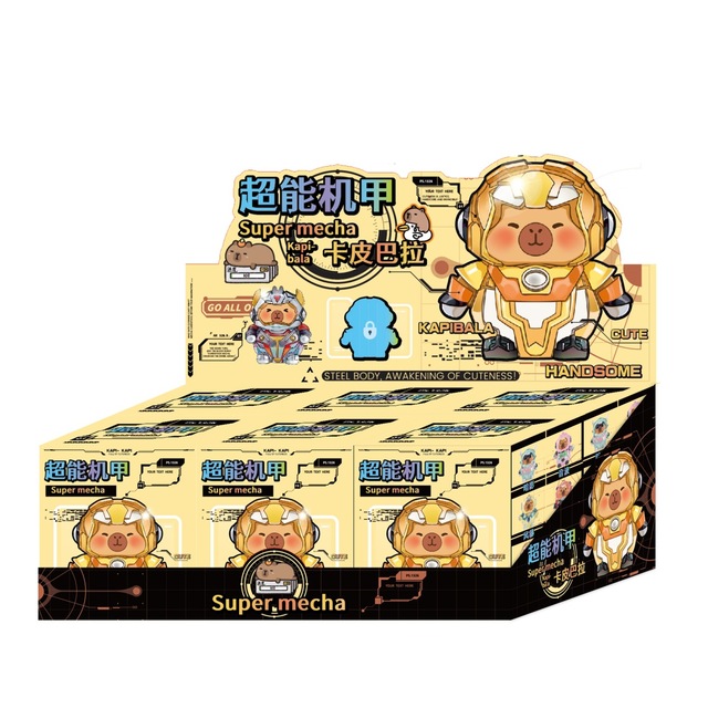 Capybara Super Mecha Blind Box - Cyberpunk Animal Collectible Figure