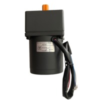 Moteur à engrenages monophasé 220V AC 0.025kw sortie 3-200 rapport de vitesse 12mm bride carrée étanche 80*80mm 41k25GN-C