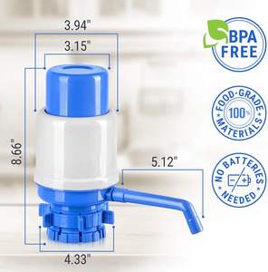 Basic Water <b>Bottle</b> <b>Pump</b> for Household Portable Water <b>Dispenser</b> <b>Pump</b> Hand Pressure Manual Water <b>Pump</b> - Product Image 2