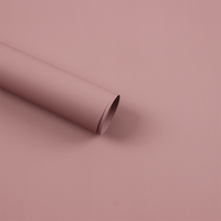 Papier d'emballage floral de couleur unie, élégant et durable, papier d'emballage pour bouquet imperméable et tendance