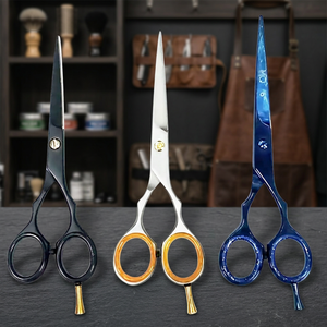 Tijeras de Corte de Pelo para Mujer y Peluquería Canina ASAP, Hojas de Acero Inoxidable Sostenibles, Mango Largo, para Diestras, en Colores Atractivos - Product Image 2