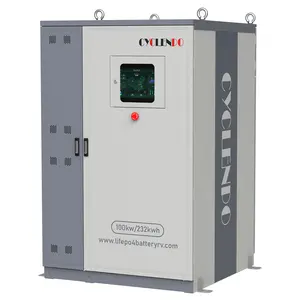 Système de stockage d'énergie industriel commercial à batterie au lithium haute tension Cyclenpo 100kwh 232kwh