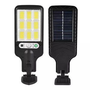 Harga Murah Grosir Lampu LED Solar Proyektor Luar Ruangan Solar Flood Garden Sensor Gerak Tahan Air Led Solar Wall Street Light - Product Image 1