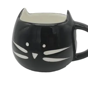 도매 3d 세라믹 고양이 머그잔 커피 도자기 북유럽 머그잔 선물 커피 컵