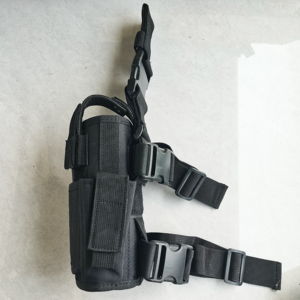 Biểu Tượng Tùy Chỉnh 600D Nylon Màu Đen Chân Phải Bao Da Bền Có Thể Điều Chỉnh Săn Bắn Đi Bộ Đường Dài Chụp Chiến Thuật Đùi Chân Bao Da Cho Ngoài Trời - Product Image 6