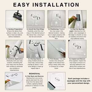 Vinilo Adhesivo Removible para Pista de Baile, Rollo de Vinilo Blanco Brillante Premium para Decoración de Eventos, Bodas y Fiestas - Product Image 4