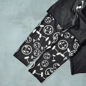 TKAN133 vente en gros Hip Hop mode Streetwear Patchwork couches à manches longues 100% coton surdimensionné écologique hommes personnalisé - Product Image 3