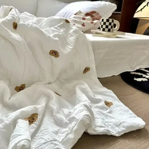 Edredón Ligero y Fresco para Verano, Edredón Suave para Aire Acondicionado, Cobija para <span class=keywords><strong>Cama</strong></span> Individual de <span class=keywords><strong>150</strong></span> cm - Product Image 4