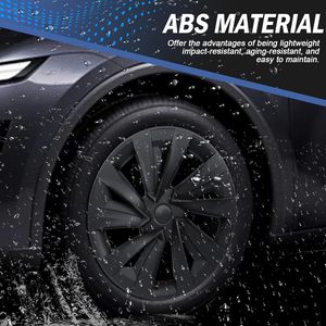 Enjoliveurs de roue <span class=keywords><strong>Tesla</strong></span> <span class=keywords><strong>Model</strong></span> <span class=keywords><strong>Y</strong></span> Juniper 2025 2026 <span class=keywords><strong>19</strong></span> <span class=keywords><strong>pouces</strong></span> noir mat ABS, compatibles avec les enjoliveurs de roue <span class=keywords><strong>Tesla</strong></span> - Product Image 4