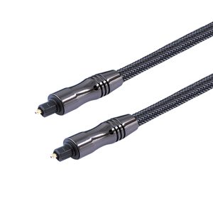 <span class=keywords><strong>สาย</strong></span> Toslink (Toslink <span class=keywords><strong>Optical</strong></span> Cable/<span class=keywords><strong>สาย</strong></span>สัญญาณเสียงออปติคอลดิจิตอล) 6ฟุตพร้อมขั้วต่อโลหะและแจ็คเก็ตถัก - Product Image 4