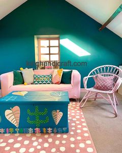 Silla de ratán artesanal ecológica para niños, asientos de bebé hechos a mano, muebles tejidos naturales duraderos para habitación de guardería - Product Image 6