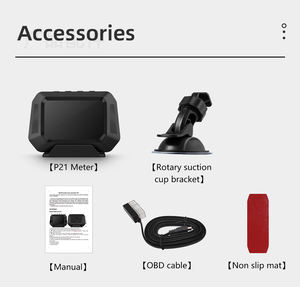 Medidor Inteligente P21 para Automóvil, HUD, Velocímetro, Turbo Boost, OBD2, GPS, 12 Opciones de Idioma, Pantalla LCD, Velocidad, Temperatura del Agua, Consumo de Combustible - Product Image 6