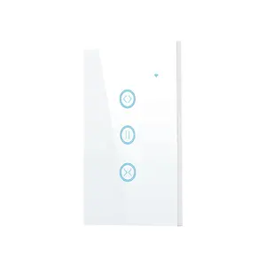 Interruptor inteligente para cortina de rolo, tipo vertical, para persianas elétricas motorizadas, suporte para persianas, Tuya Smart Life, Alexa Google, compatível com US AU, compatível com WiFi