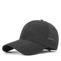 Gorra de Béisbol de Secado Rápido 100% Poliéster con Logotipo Personalizado, Gorra Deportiva Transpirable con Diseño Argyle, Ligera para Actividades al Aire Libre, OEM