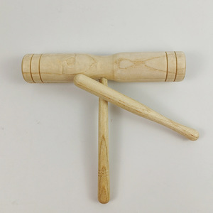 Instrumento de madera de doble cabezal para niños, juguete para actuaciones musicales, instrumentos musicales de 2 a 4 años, unisex - Product Image 3