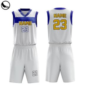 ออกแบบเสื้อบาสเก็ตบอลเด็กแบบกำหนดเองจากโพลีเอสเตอร์ - Product Image 3