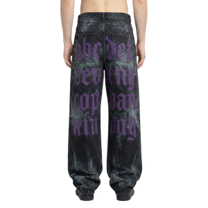 XUCHANG OEM <span class=keywords><strong>Jeans</strong></span> de Mezclilla para Hombre, Diseño Personalizado con Logotipo, Alta Calidad, Estilo Urbano, Rectos, Verano, 100% Algodón, Estampados, Lavados - Product Image 1
