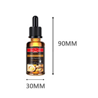 Solution nourrissante pour cheveux, adoucissante, huile pour croissance des cheveux au gingembre, soin capillaire